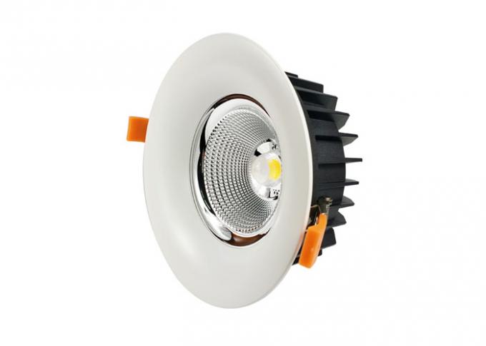 Weißer PFEILER LED Downlights IP20 Matt für Geschäfte mit Aluminiumlegierungs-Lampen-Körper
