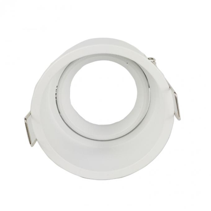 GU10/MR16 wärmen weißen Downlight-Birnen-Halter mit Aluminiumwohnung