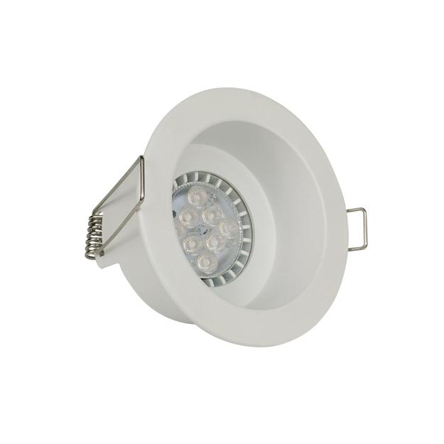 Weißer LED Downlight Halter GU10 MR16 IP20 mit Aluminiumwohnung