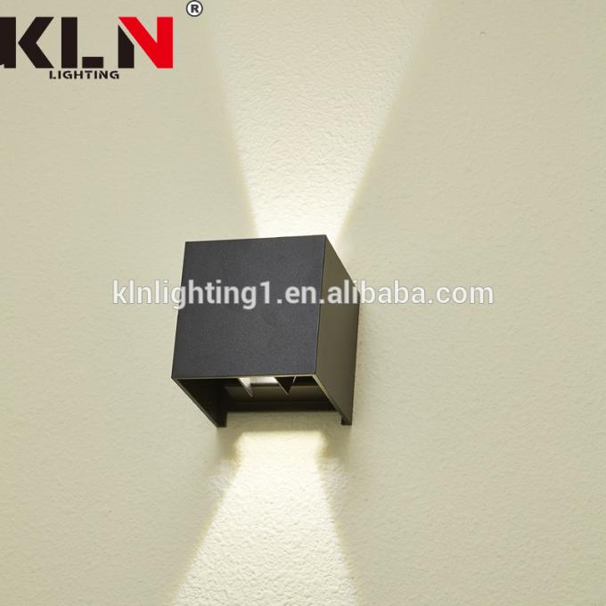 Aluminium 3W scheuert dunkle Wandleuchte-Lampe des Quadrat-LED modern