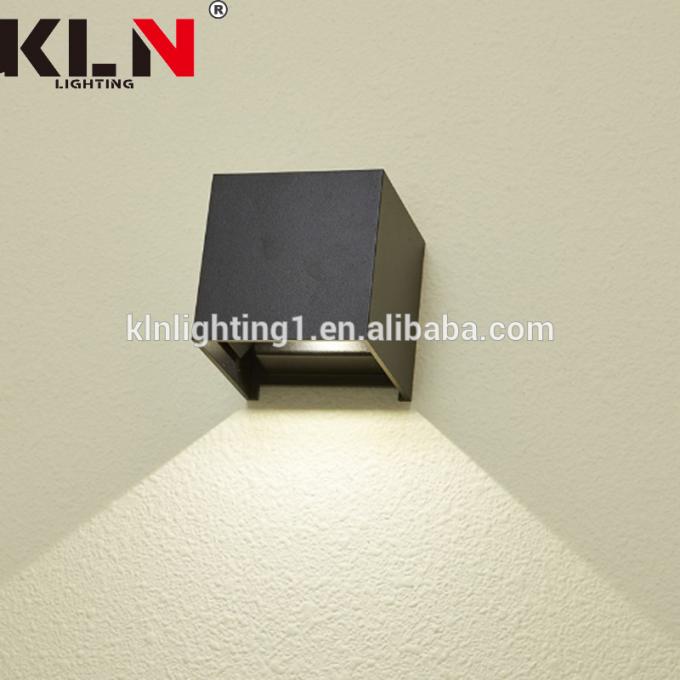 Aluminium 3W scheuert dunkle Wandleuchte-Lampe des Quadrat-LED modern